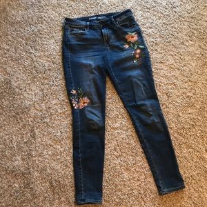 Embroidered jeans